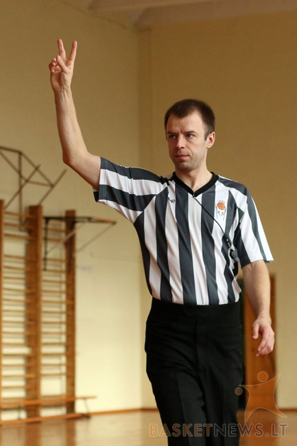 Rungtynėms teisėjavo lygos varžybų direktorius Martynas Karaliūnas