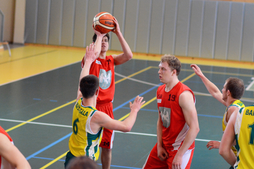 Pusfinalio rungtynėse prieš Baisogalą Andrius Gedminas pataikė 10 tritaškių metimų Pusfinalio rungtynėse prieš Baisogalą Andrius Gedminas pataikė 10 tritaškių metimų
