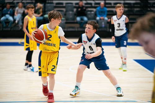 U11 čempionato rungtynių akimirka